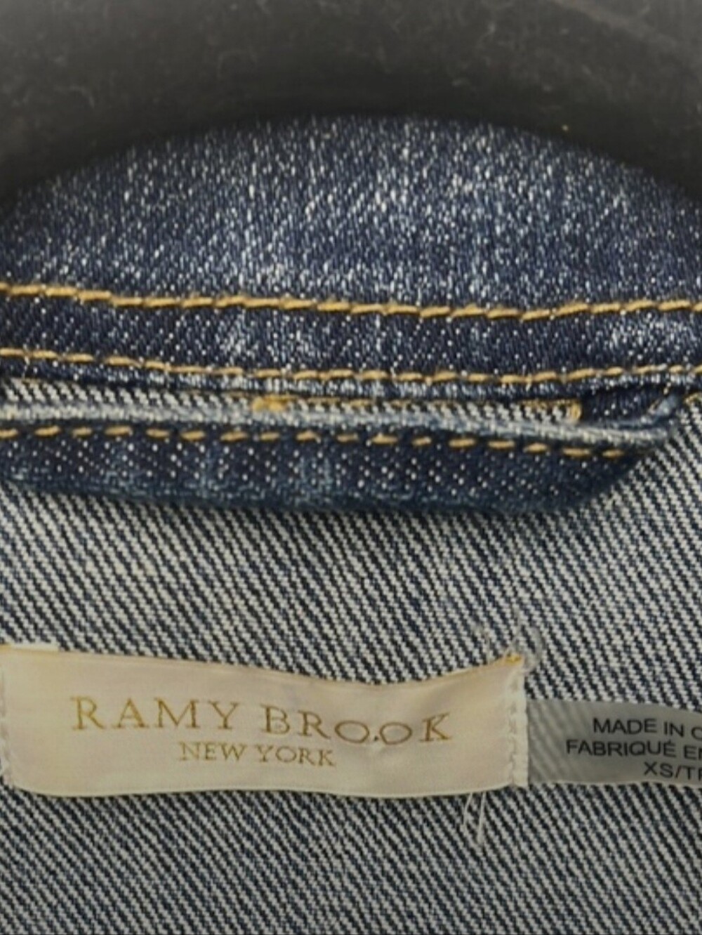 Ramy Brook Murray Tweed Combo Cropped Denim Jacket. - Picture 2 of 5